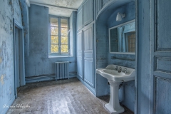 Blue bathroom - The blue bathroom